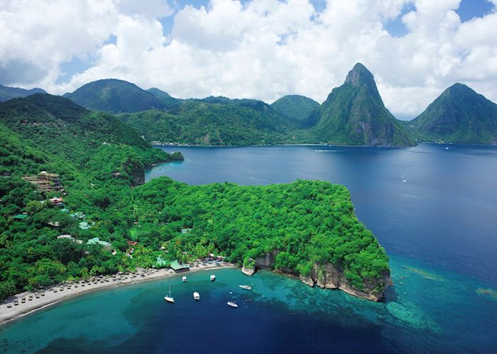 Hotel beach and tropical location