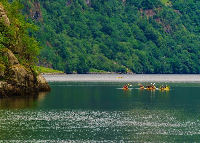 Kayaking from Balestrand