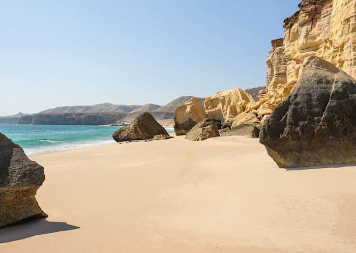 Beach at Ras al Jinz