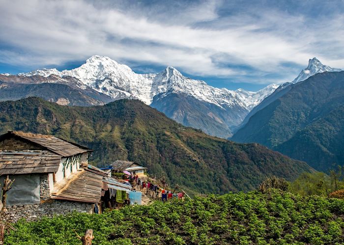 Annapurna region in Nepal