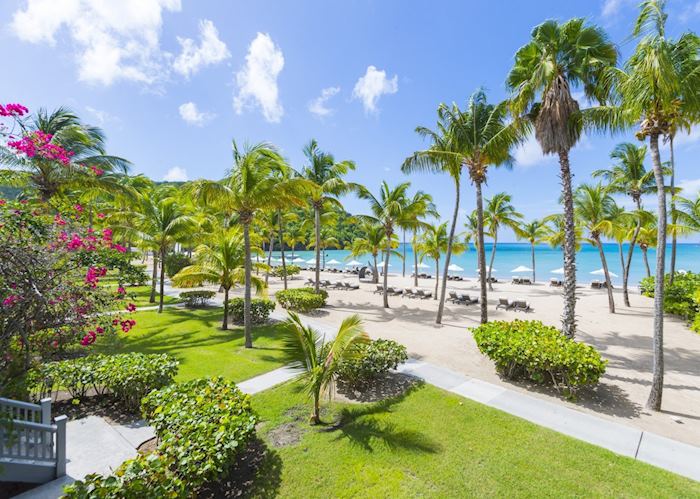 Gardens & Beach at Carlisle Bay