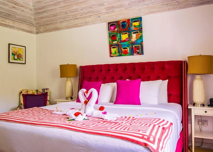 Room interior at Bequia Plantation Hotel