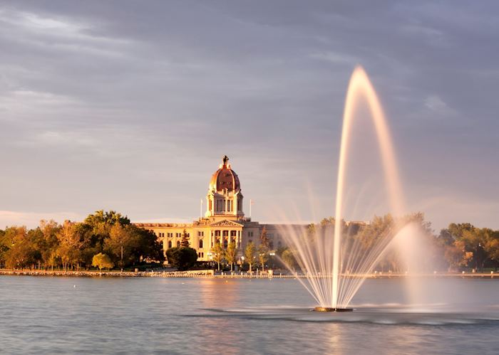 Wascana Lake and the Saskatchewan Legislative Building, Regina