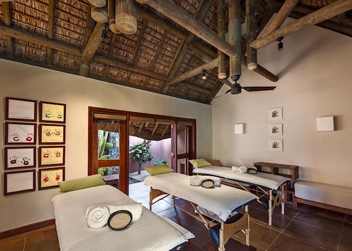 The spa's family cabin