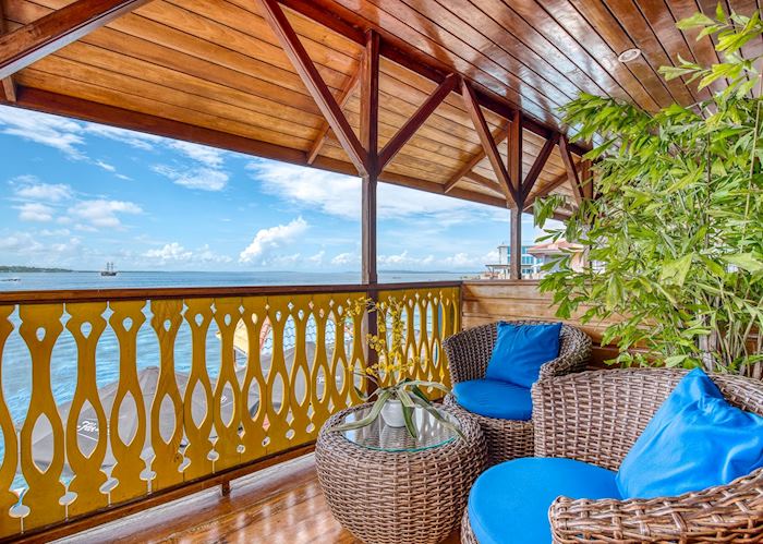 Balcony view, Hotel Bocas del Toro