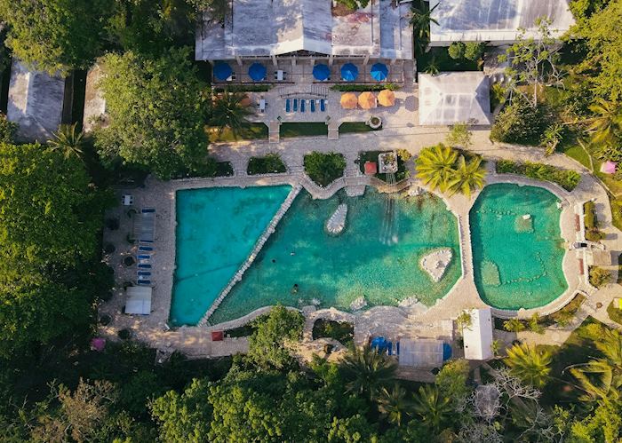 Aerial view, Chan Kah Resort