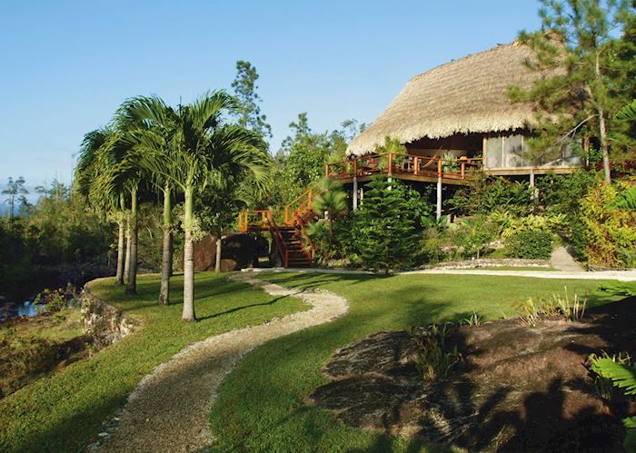 Lodge Exterior, Blancaneaux Lodge, Cayo District 