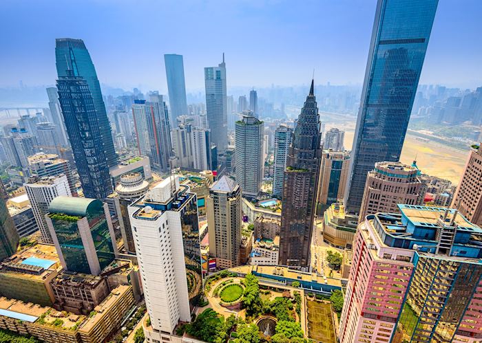 Aerial view of Chongqing
