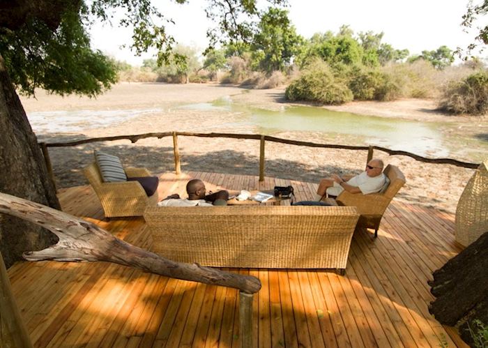 Viewing deck at Kanga Bush Camp