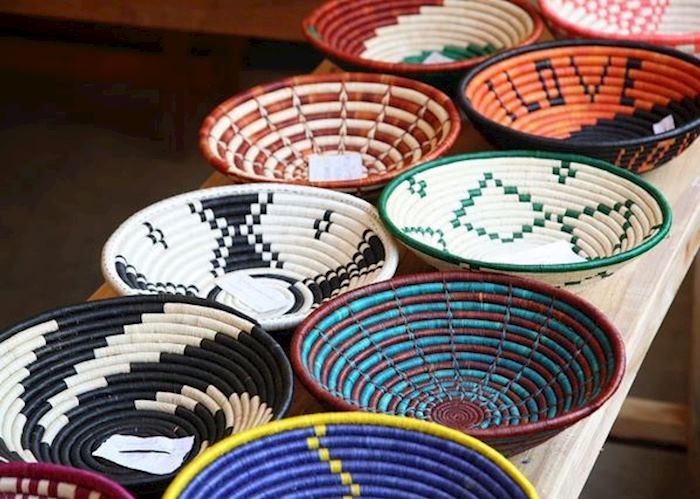 Traditional woven baskets, Rwanda