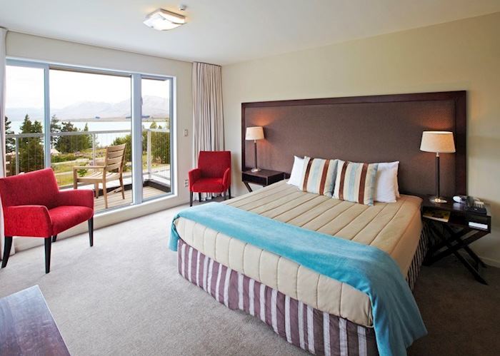 Studio lakeview room, Peppers Bluewater Resort, Lake Tekapo