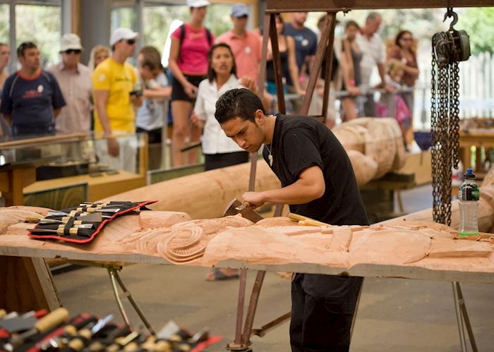 Maori carving, Maori Art & Craft Institute, Rotorua