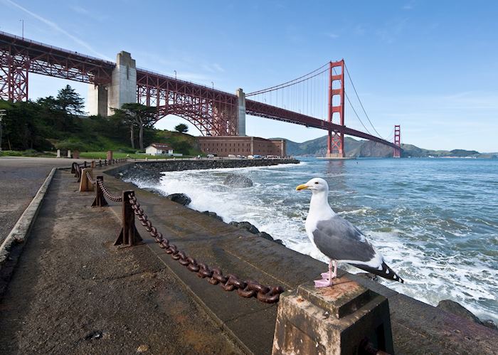 Fort Point and the Golden Gate Bridge, San Francisco