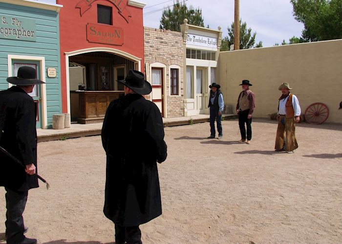 Re-enactment of the gunfight at the OK Corral, Tombstone