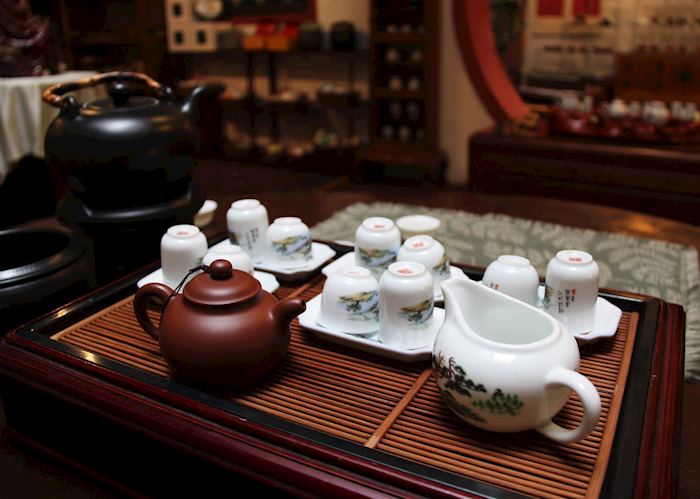 Traditional Tea Shop in Chinatown, Singapore