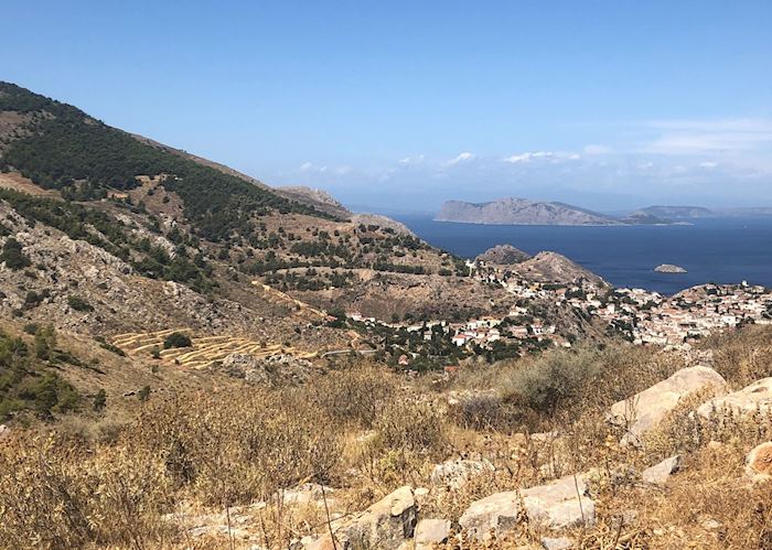 Views from hiking trail, Hydra