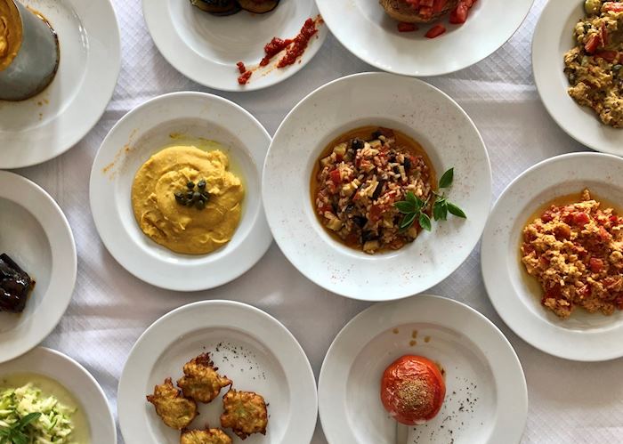 Meze dishes, Milos