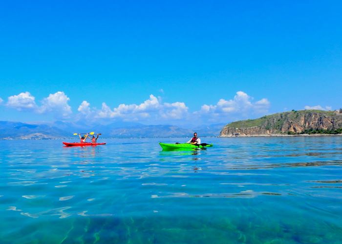 Kayaking in Nafplio, Peloponnese
