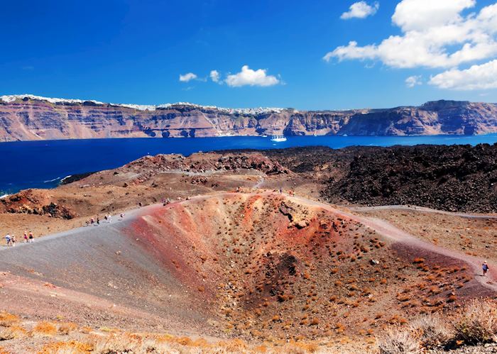 View from the volcano, Santorini