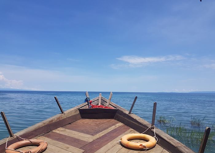 Boat ride on Lake Tanganyika