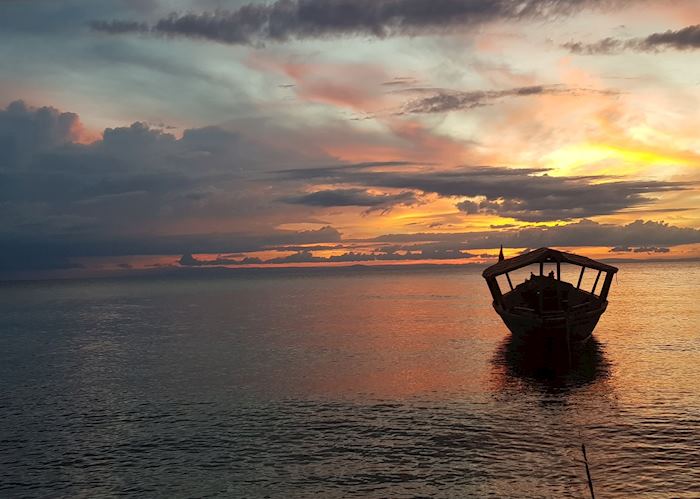Lake Tanganyika at sunset