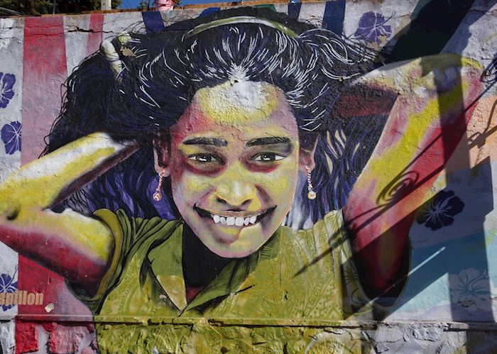 Street art in Valparaiso