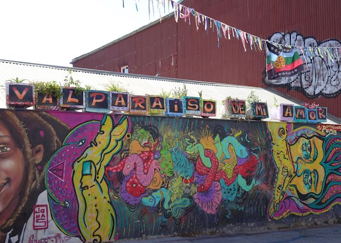 Street art in Valparaiso