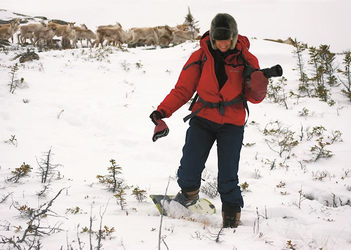 Snowshoeing Lac a L'Eau Claire, Saint Alexis des Monts