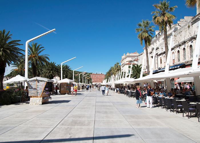 Cafes along the Riva, Split