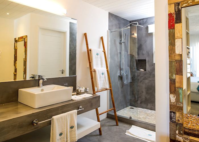 Bathroom at Seapoint Boutique Hotel, Mauritius