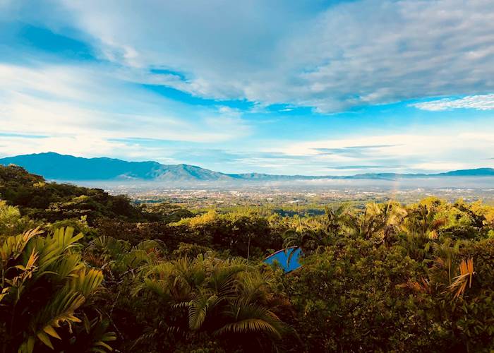 Central Valley view from the villa