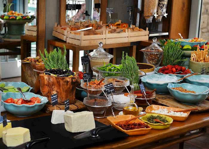 Breakfast at the Alavya Hotel, Alacati