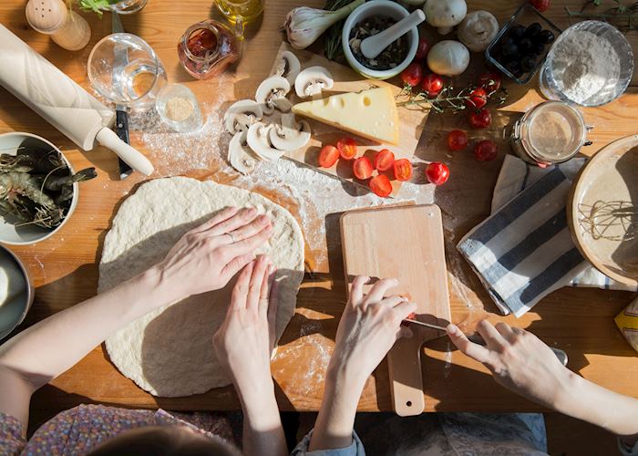 Cookery course in a local home