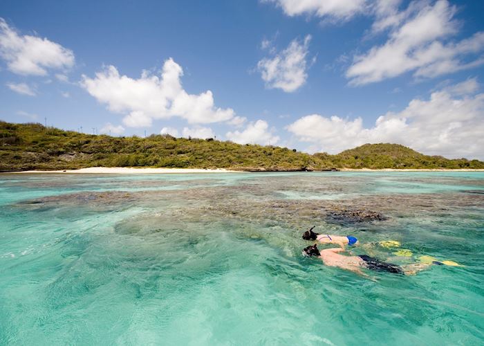 Snorkelling at Green Island, Antigua