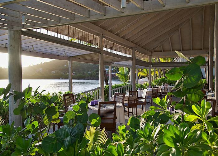 Indigo On The Beach restaurant, Carlisle Bay, Antigua