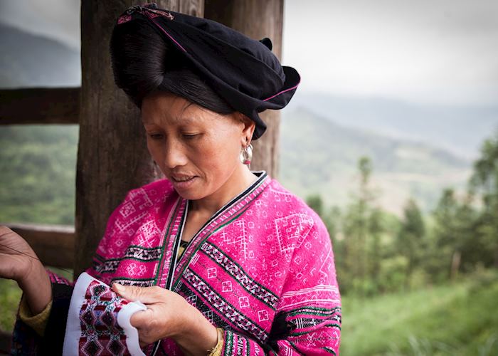 Yao lady in Longji