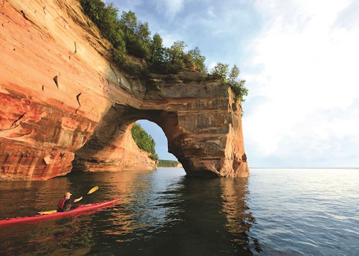 Kayaking near Marquette