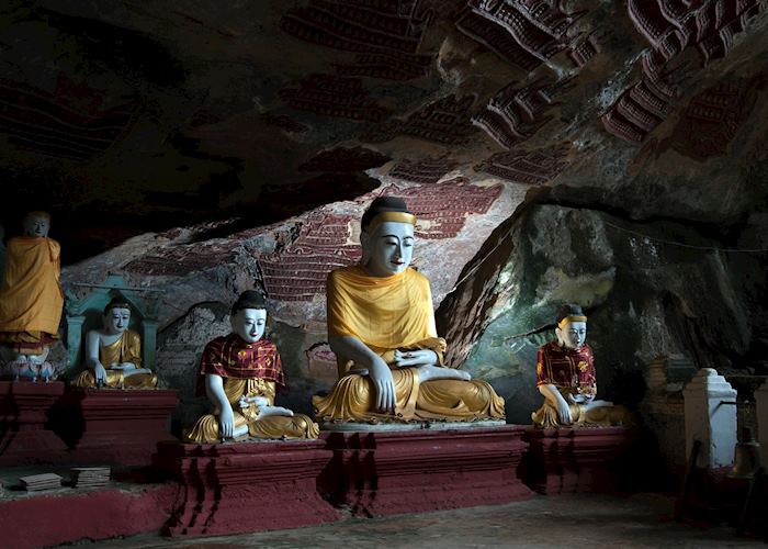 Kawgun Caves, Hpa An, Burma (Myanmar)