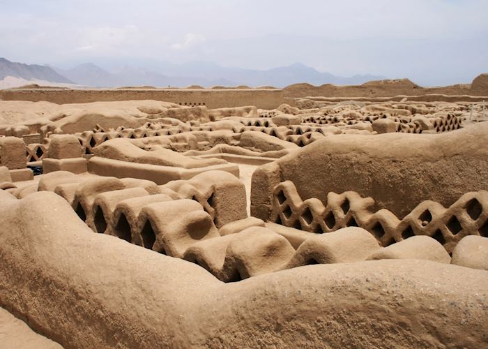 Adobe Walls, Chan Chan, Chimu culture, Peru