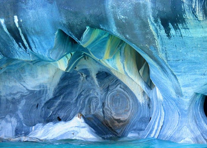 Marble Caves. Lago General Carrera, Aisen