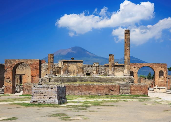 Pompeii with Vesuvius
