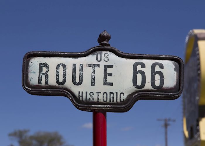 Historic Route 66 sign