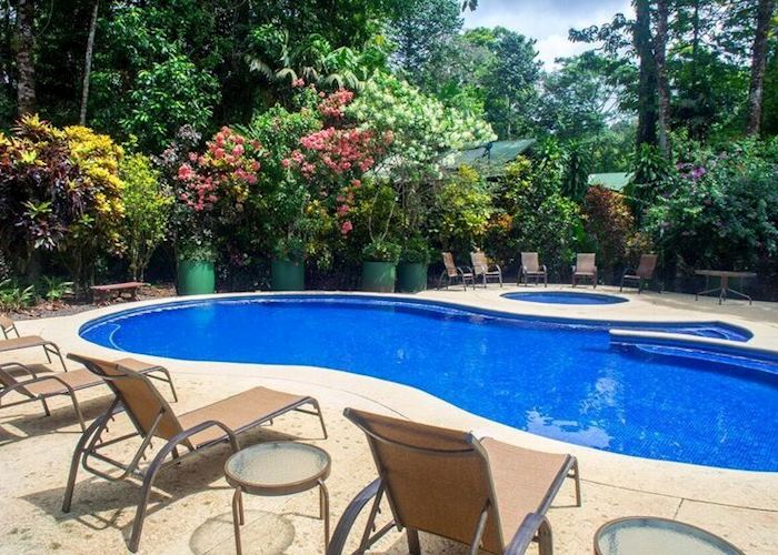 Swimming pool at Selva Verde Lodge