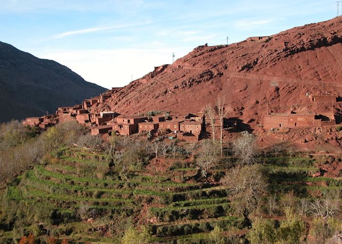 View from Azzaden Trekking Lodge, The High Atlas Mountains