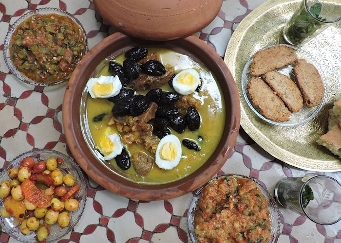 Meal prepared with family