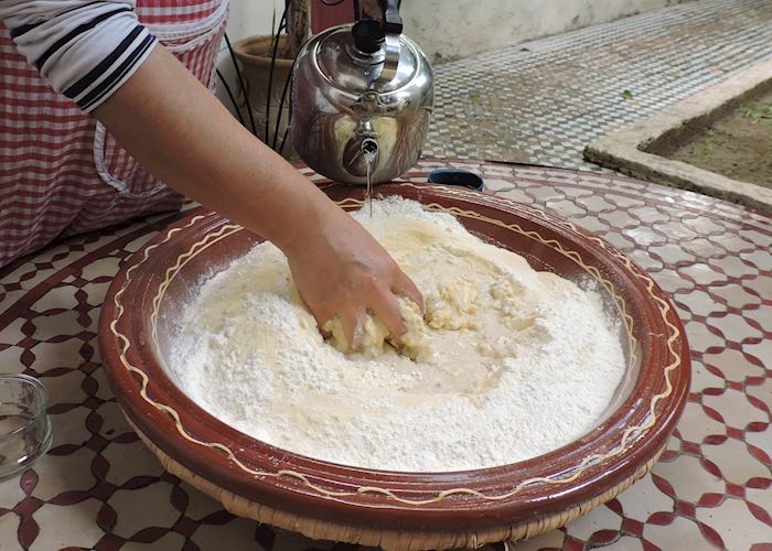 Making traditional bread