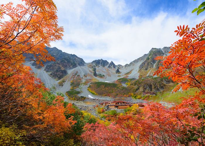 Autumnal foliage in Kamikochi National Park