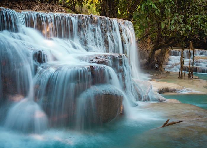 Kuang Si Falls in Luang Prabang, Laos