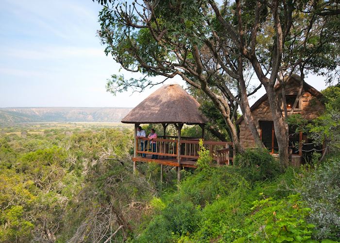 Amakhala Woodbury Lodge. View from deck