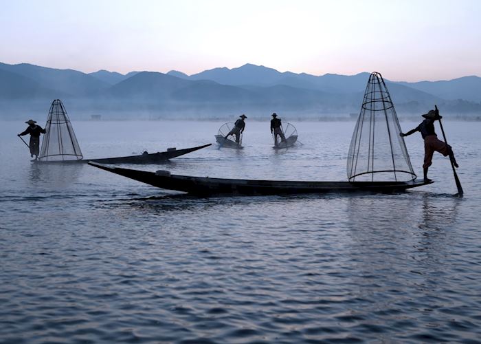 Fisherman at Inle Lake